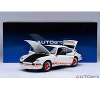 AUTOart - 1:18 Porsche 911 Carrera 2.7 RS Grand Prix White Red Stripes - Comp...