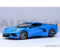 AUTOart 71281 1:18 Chevrolet Corvette C8 Stingray Z51 (rapid blue) 2020 (composi