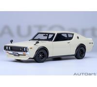 AUTOart 77467 - 1/18 Nissan Skyline 2000 Gt-R (KPGC110) Tuned Vers. (White) New