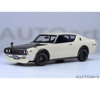 Autoart 77478 - 1/18 NISSAN SKYLINE 2000 GT-R (KPGC110) TUNED White - New