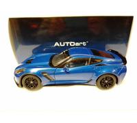 AUTOart 71265 - 1/18 Chevrolet Corvette C7 Z06 2014 - Laguna Blue Tintcoat - New