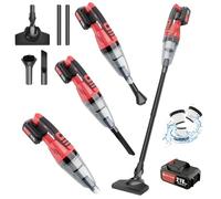 AutoBaBa 2-in-1 Cordless Vacuum Cleaner, 5500PA Powerful Suction, 20 Mins Runtime, Lightweight Stick Vacuum with LED & HEPA Filter, for Hardwood Floors, Carpets, Pet Hair, Cars, Stairs