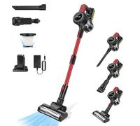 AutoBaBa Cordless Vacuum Cleaner 15000PA, 6-in-1 Multi-Function, LED Light, Handheld & Stick Vacuum for Hard Floor, Carpet, Pet Hair, Sofa, Car
