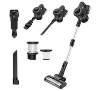 AutoBaBa Cordless Vacuum Cleaner with 15000Pa, Bendable EasyReach Wand, 60 Min Runtime, Hang-and-Charge Stick Vacuum Cleaner, Tangle-Free Brush, LED Light, For All Hard Floors Carpet Pet Hair