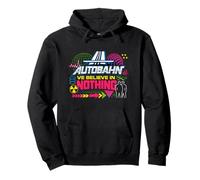 Autobahn Ve Believe In Nothing Retro Nihilist Pullover Hoodie