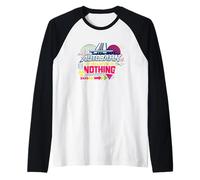 Autobahn Ve Believe in Nothing Retro Nihilist Raglan Baseball Tee