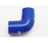 Autobahn88 Automotive Silicone Hose Bend, 90-Deg Elbow Coupler, ID=1.75" (45mm), Leg Length 3.13" (80mm), Wall Thickness= 0.16" (4mm), 3-Ply, Blue