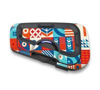 Autobahn88 Motorcycle Bluetooth Headset Protective Skin Decal Kit, compatible with Cardo Freecom 4X 2X (style: FCX06-Mosaic Bird)