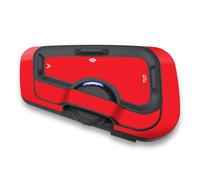 Autobahn88 Motorcycle Bluetooth Headset Protective Skin Decal Kit, Compatible with Cardo Freecom 4X 2X (Style: FCX-Solid Red)