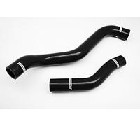 Autobahn88 Radiator Coolant Silicone Hose Kit, Compatible with 1992-1996 Mitsubishi Lancer Evolution EVO 1 2 3 CD9A CE9A 4G63 (Black -Without Clamp Set)