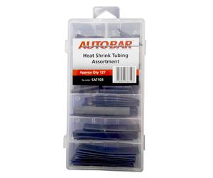 Autobar 127 Piece Assorted Heat Shrink Tubing Kit