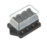 Autobar 599 Universal 4 Way Fuse Box With Cover Electrical Replacement