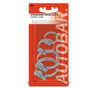 Autobar Assorted 9-30mm Car Hose Clips 4 Pack 4 Pack