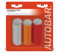 Autobar Clear Orange & Red Lens Repair Tape 1m