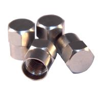 Autobar Hex Head Metal Car Dust Caps 4 Pack 4 Pack