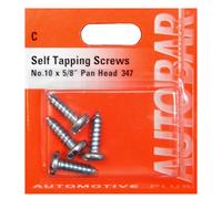 Autobar No.10 5/8 Inch Self Tapping Screws 4 Pack 4 Pack