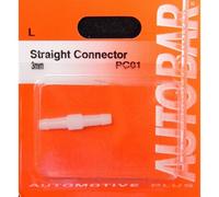 Autobar Plastic Straight Hose Connector 3mm Automotive Fuel Air Water Pipe Joiner Car
