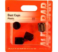Autobar Plastic Tyre Valve Dust Caps Car Bike Wheel Stem Cover Accessory Pack