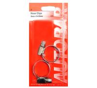 Autobar Size 0 14-22mm Car Hose Clips Twin Pack 2 Pack