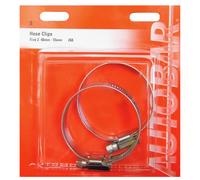 Autobar Size 2 40-55mm Car Hose Clips Twin Pack 2 Pack