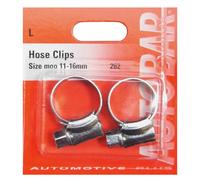 Autobar Size M00 11-16mm Car Hose Clips Twin Pack 2 Pack