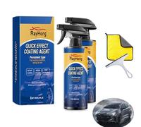 Autobeschichtungsspray, Quick Effect Coating Agent Car Coating Spray, 3 in 1 Hoch Schutz Schnelles Auto-Beschichtungsspray, Das Reparatur,Schutz Und Aufhellung Vereint (2PCS)