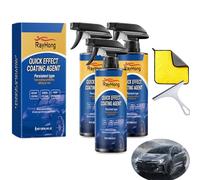 Autobeschichtungsspray, Quick Effect Coating Agent Car Coating Spray, 3 in 1 Hoch Schutz Schnelles Auto-Beschichtungsspray, Das Reparatur,Schutz Und Aufhellung Vereint (3PCS)