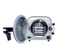 Autoclave Machine 14L High Temperature Steam Sterilizer 110V 900W, Stainless Steel 304 Lab Equipment For Esthetician Pedicure & Professional Instrument Use