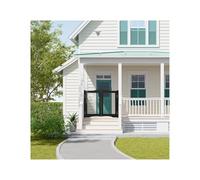 AutoClose Double Swing DoorSturdy Solid Wood e with C Acrylic 180°Custom Sizes/Colors Easy to Install for Bars Cafes Salons (61"x39.4")