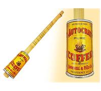 "Autocrat Coffee" One-String Acoustic Canjo by The American Canjo Company - features vintage coffee can design