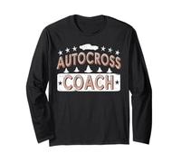 Autocross Racing Cone Course Driving Coach Humor Training Long Sleeve T-Shirt