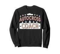Autocross Racing Cone Course Driving Coach Humor Training Sweatshirt
