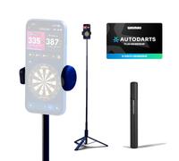 autodarts Device Stand | Mobile Autoscoring | Solo or 12-Month Subscription | Winmau & Autodarts | Dart Scoring Stand | Adjustable Phone Tripod | Fits Devices up to 89mm | Solo or Membership Bundle