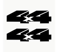 Autodomy 4x4 Off Road Stickers Pack of 2 | Exterior Car Sticker 20x6 cm | Off Road 4x4 Decals Motorbike | Resistant to Rain, Sun, and Car Wash Tunnels (Black)