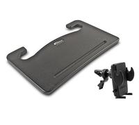 AutoExec Wheelmate Car Steering Wheel Tray Vehicle Desk, Black with Phone Vent Clip