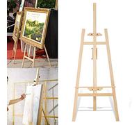 Autofather 5ft/150cm Artist Easel A Frame Wooden High Adjustable Art Studio Display