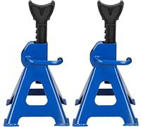 Autofather Heavy Duty 3 Ton Axle Stands for Car Van 4x4 Caravan Garage Workshop Steel Robust Construction Support Lift 29-43cm, Pack of 2