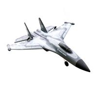 AUTOFigure G1 RC Plan with 2 Take-off Modes, 2.4GHz Channel 6 Axis Gyro Stabilizer RTF Glider Remote Control Aircraft Planes Jet Fighter Toys-Grey||4Pcs Battery