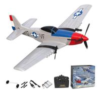 AUTOFigure Remote control airplane P51, Foam RC Plane for Adults with 2.4GHz Wireless 6-axis Gyro Stabilizer, Easy to Fly Remote Control Aircraft Airplanes-76207||1