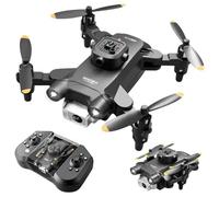 AUTOFigure V30 Drone Professional Brushless Motor 8k Dual Hd Aerial Photography Remote Control Airplane Fpv Obstacle Avoidance Quadrotor Uav-Black dual cameras||2 Pcs Battery