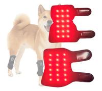AUTOFigure Wearable Red Light Heating Knee Brace, Pet Red Light Physical Therapy Pad, Includes Front and Rear Leg Bands with Timer Setting, for Elderly Dogs Cats