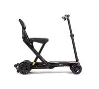 AutoFold Pro Scooter - Ultra Lightweight Automatic Folding Mobility Scooter, Rear Suspension, Contactless Card & Remote Control, Compact 4mph Travel Scooter