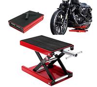 AUTOFU Scissor Lift Jack, Motorcycle Center Scissor Lift, 1100lbs/500kg Motorbike Scissor Lift Stand, Steel Motorbike Repair Lift Jack Scissor Hoist Stand for Garages Repair