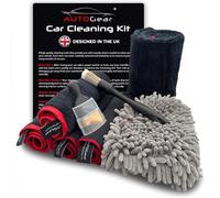 AutoGear UK NEW IMPROVED Car Cleaning kit, Great Gift for Men, Detailing Kit Includes 3 Twisted Loop Drying Towels with all theCar Cleaning Products for Interior and Exterior you will need.