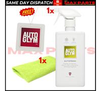 Autoglym Autofresh 500ml + Microfiber Cloth + Free Car Air Freshener