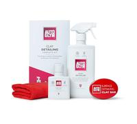 Autoglym Clay Detailing Complete Kit - Premium Car Care Kit Includes (500mL) Rapid Detailer, (100mL) Super Resin Polish, (1) Premium Clay Bar, (1) Hi-Tech Finishing Cloth