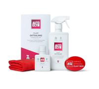 Autoglym Clay Detailing Complete Kit - Premium Car Care Kit Includes (500mL) Rapid Detailer, (100mL) Super Resin Polish, (1) Premium Clay Bar, (1)