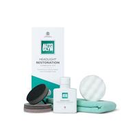 Autoglym Headlight Restoration Complete Kit, Quickly Restore Cloudy And Discoloured Headlights, Designed For Use With An Electric Drill, Includes Sanding Discs, Restoring Compound And Microfibre Cloth