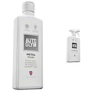 Autoglym Metal Polish, 325ml - Brilliant Lustre and Protection For All Types of Polishable Metal Including & Instant Tyre Dressing, 500ml - Spray-on Tyre Care Solution For a Light Sheen