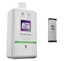 Autoglym Polar Seal, 1L - Thick Snow Foam Pressure Wash Coating For High-Gloss & ID10 Instadry Microfibre Towel -Specially Coated For a Quick,Streak-free